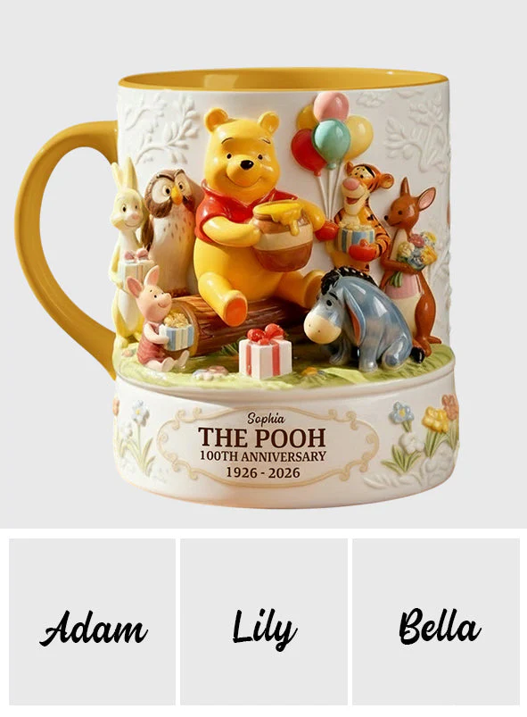 DSNY 100th Anniversary Honey Bear With Friends - Personalized Accent Mug - Gift For Fan Movies HH01 - Image 13