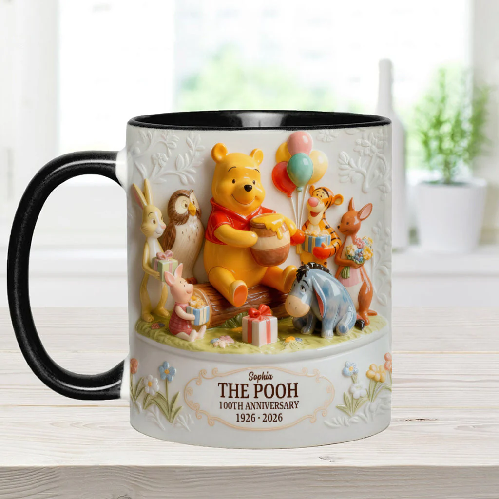 DSNY 100th Anniversary Honey Bear With Friends - Personalized Accent Mug - Gift For Fan Movies HH01 - Image 8