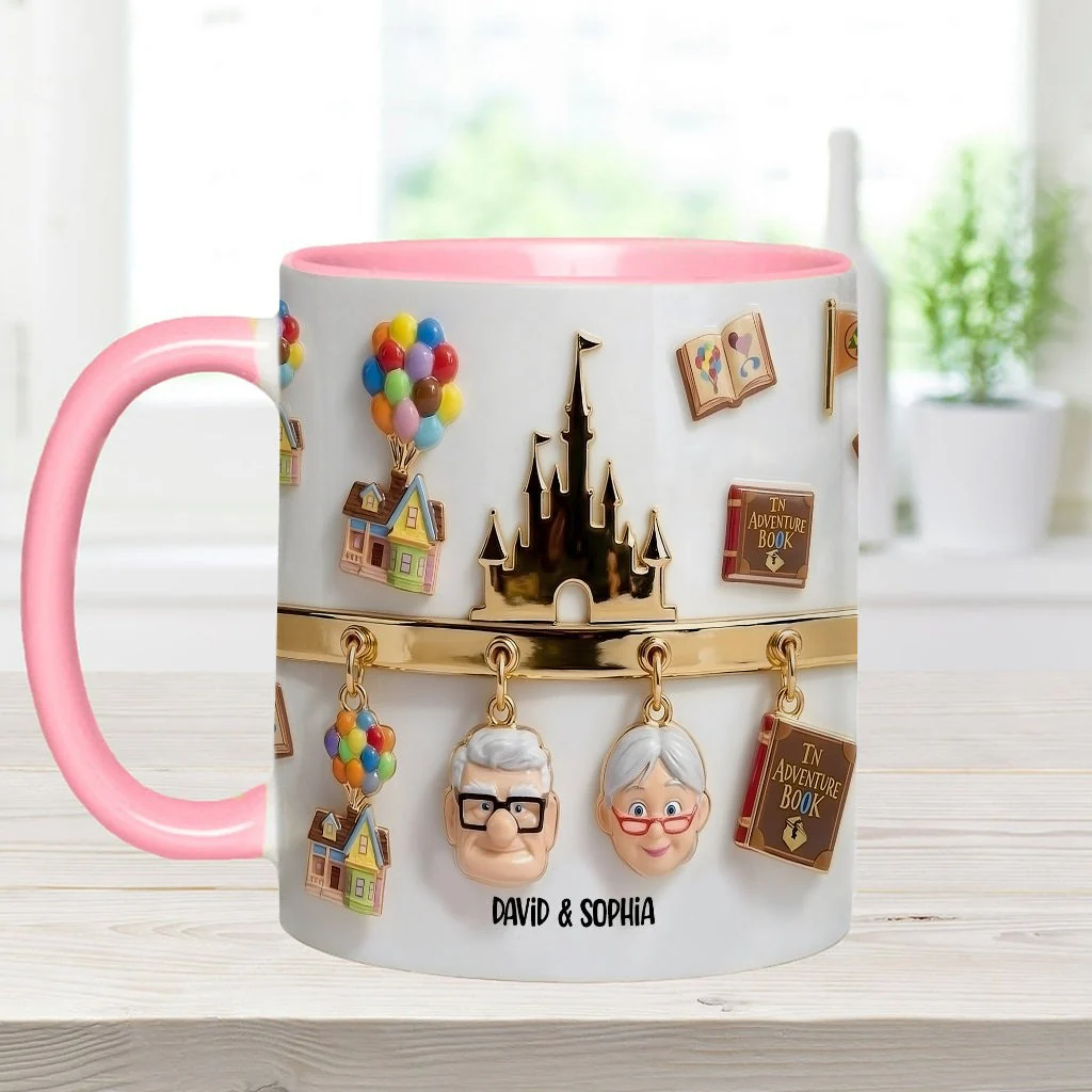 DSNY Growing Old Together - Personalized Accent Mug - Gift For Grandparents, Parents, Couples NL122 - Image 2