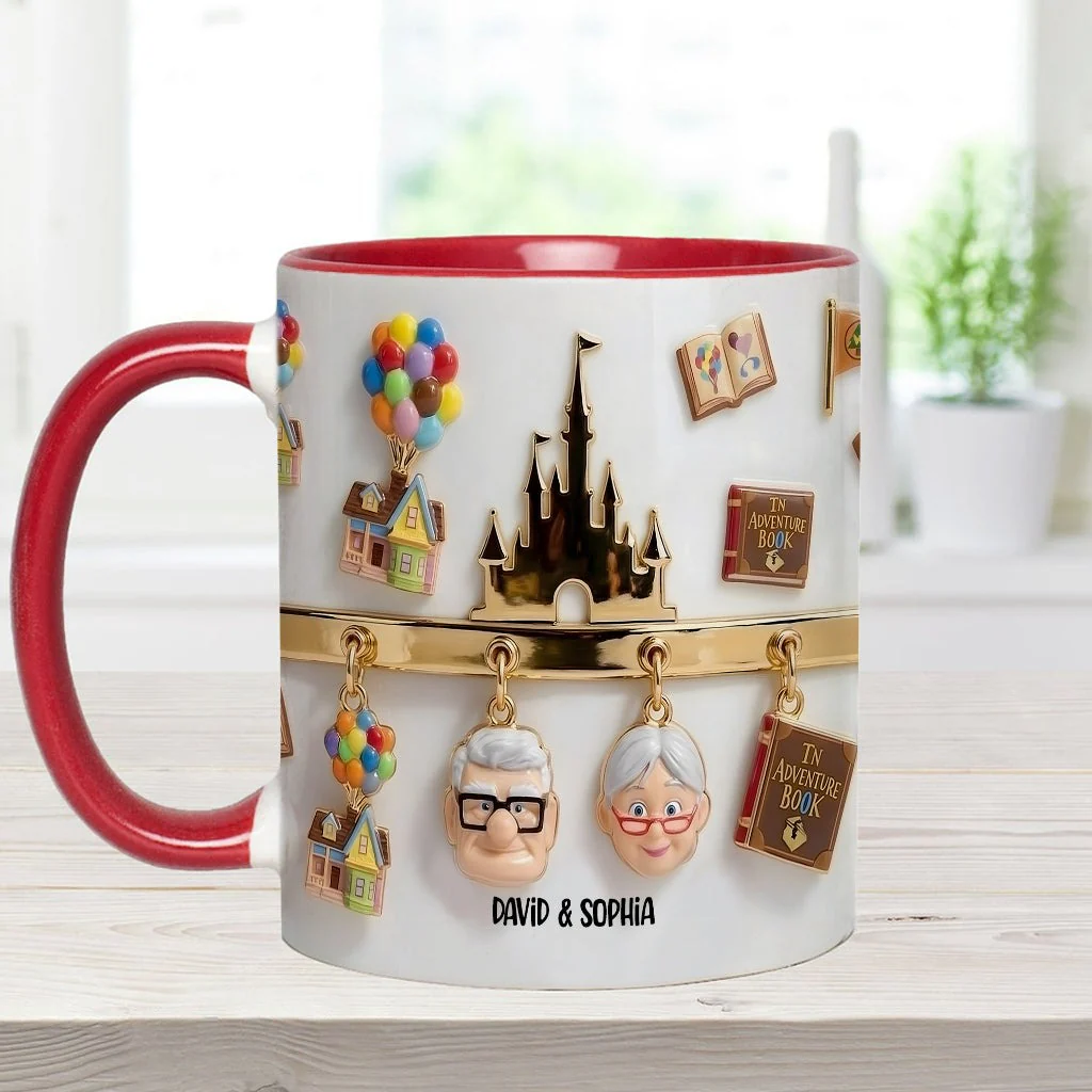 DSNY Growing Old Together - Personalized Accent Mug - Gift For Grandparents, Parents, Couples NL122 - Image 3
