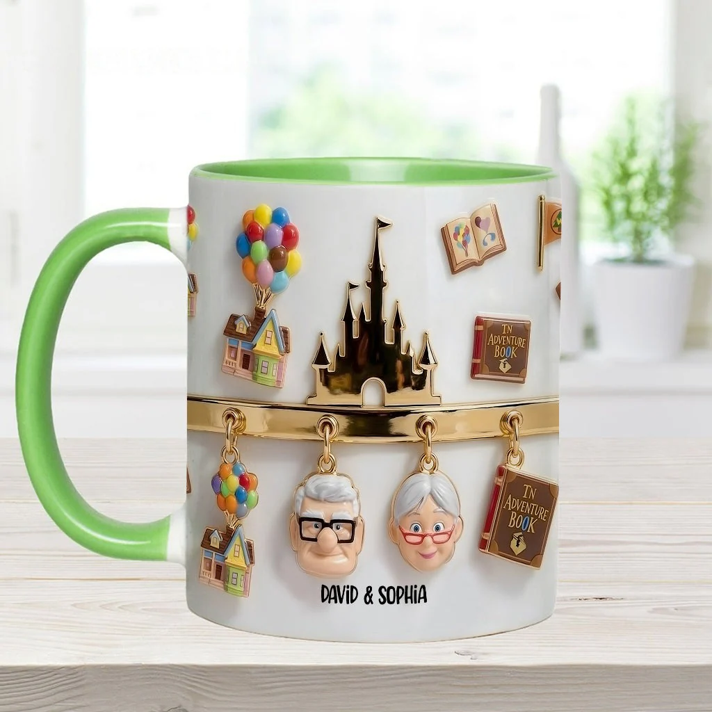 DSNY Growing Old Together - Personalized Accent Mug - Gift For Grandparents, Parents, Couples NL122 - Image 6