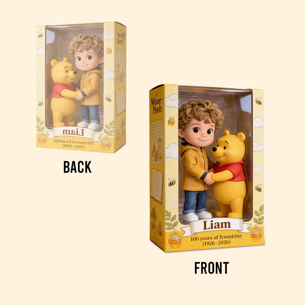DSNY Honey Bear 100 Years Of Friendship - Personalized Acrylic Plaque - Gift For Fans Movies HH01 - Image 4