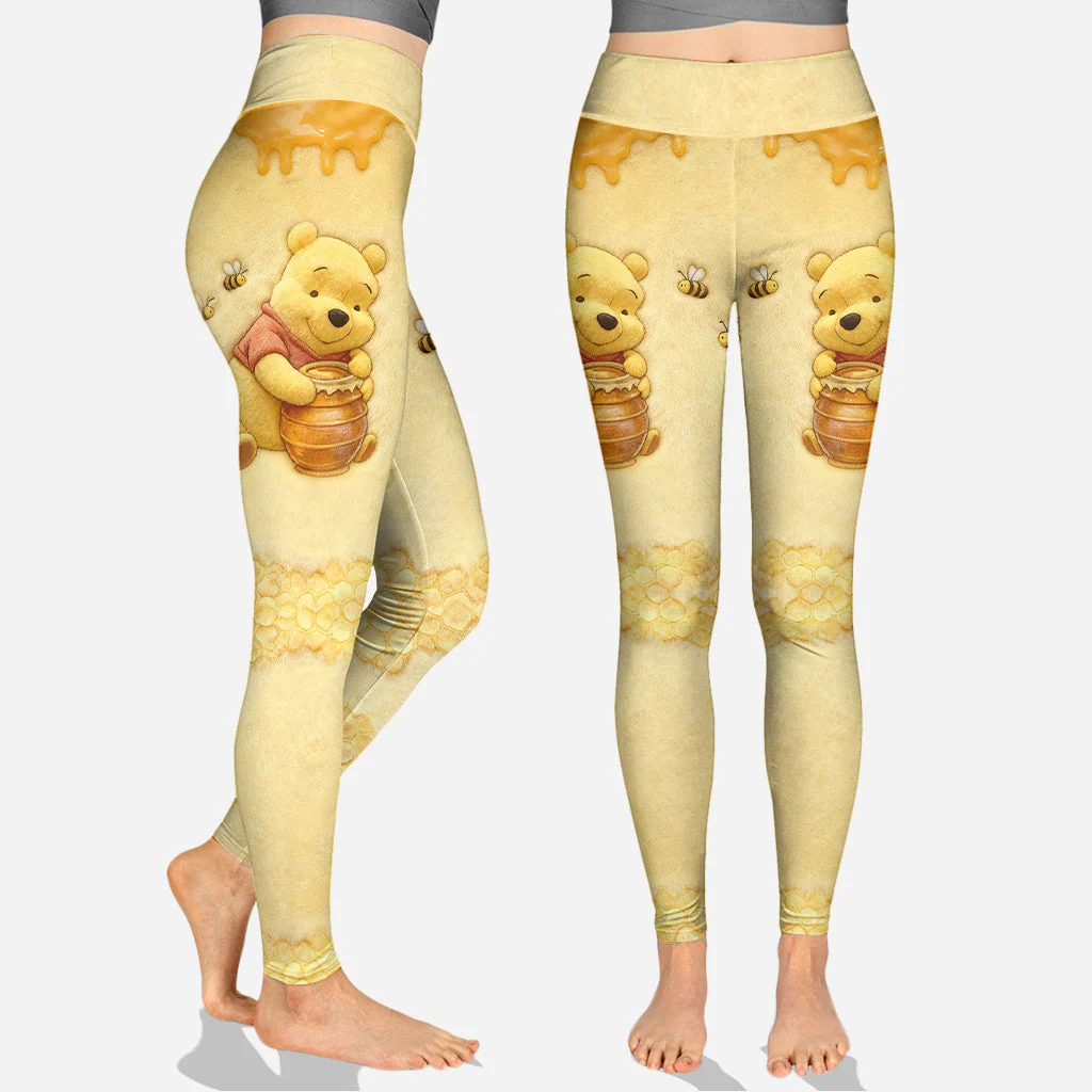 DSNY Honey Bear 100 Years Of Wonder - Personalized Hoodie And Leggings - Gift For Her, Movie Fans NL122 - Image 3