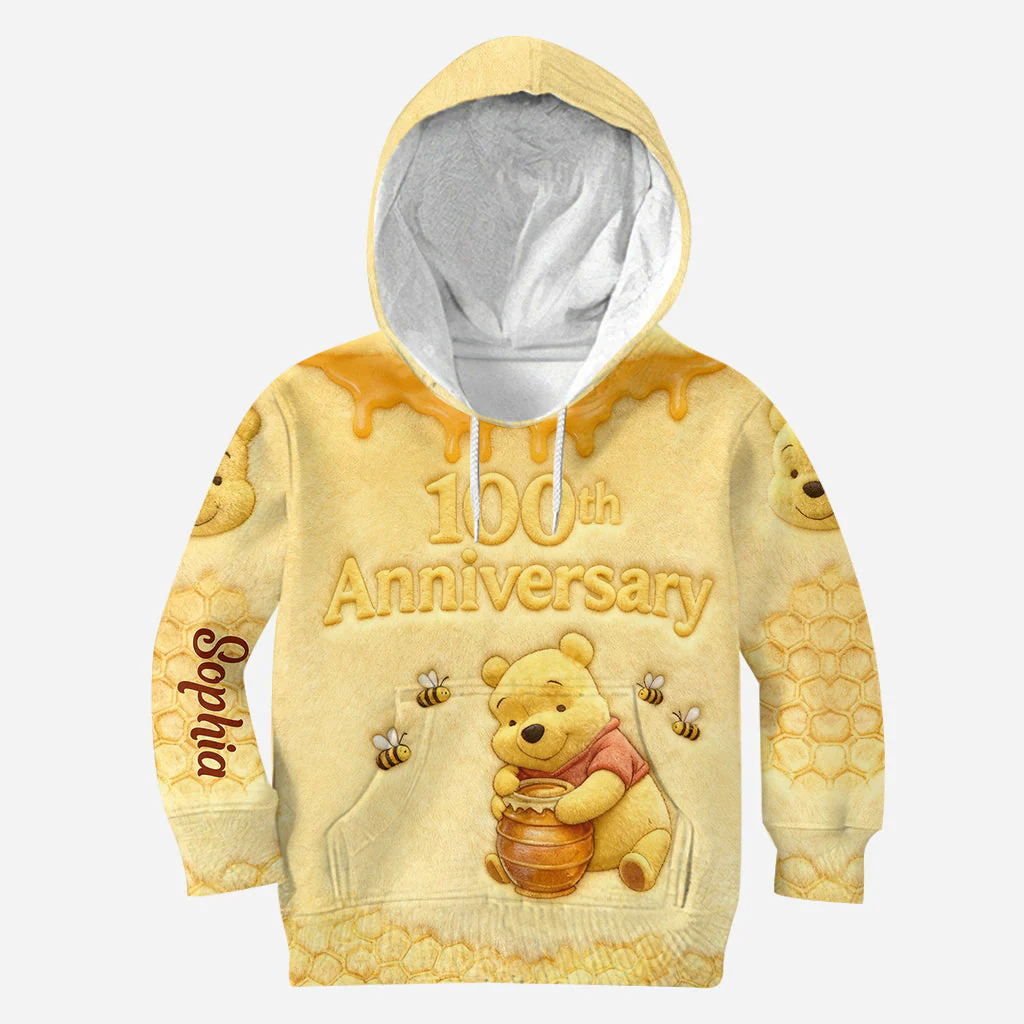 DSNY Honey Bear 100 Years Of Wonder - Personalized Hoodie And Leggings - Gift For Her, Movie Fans NL122 - Image 8