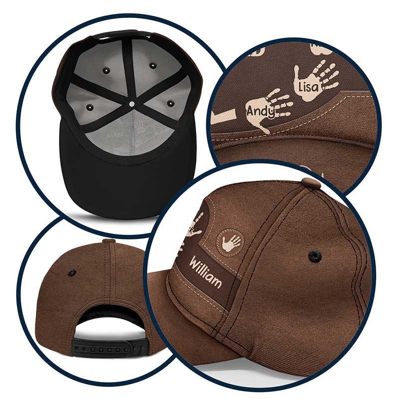 God Protected Me | Personalized Classic Cap - Image 7