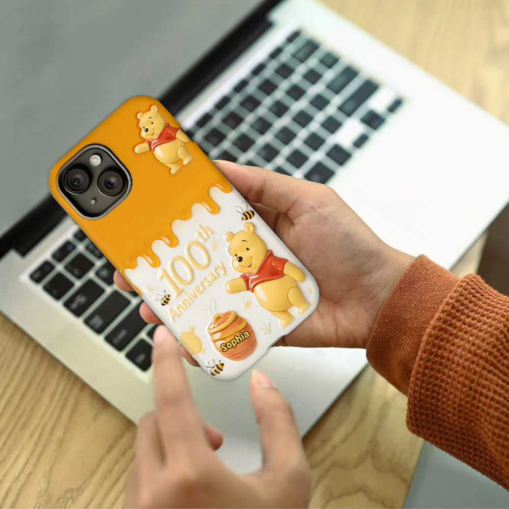 DSNY Honey Bear 100th Anniversary - Personalized Phone Case - Gift For Movie Fans NL122 - Image 4