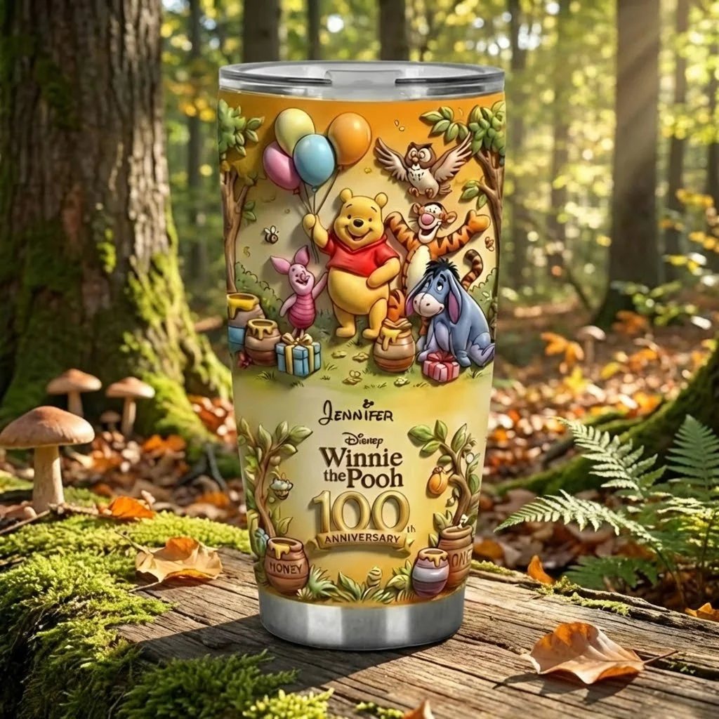 DSNY Honey Bear 100th Anniversary - Personalized Tumbler - Gift For Movie Fans NL122