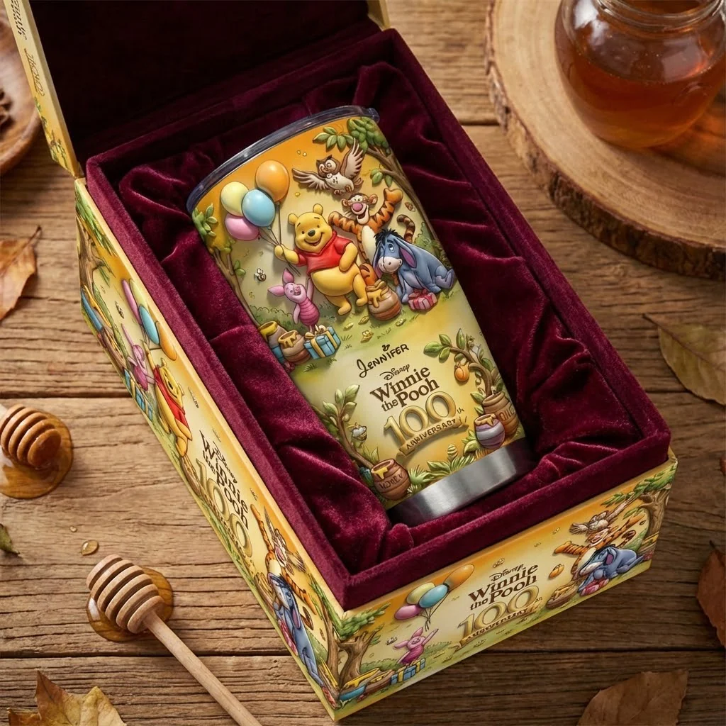 DSNY Honey Bear 100th Anniversary - Personalized Tumbler - Gift For Movie Fans NL122 - Image 3