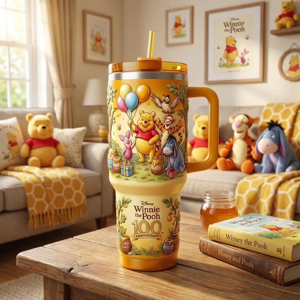 DSNY Honey Bear 100th Anniversary - Personalized Tumbler - Gift For Movie Fans NL122 - Image 5