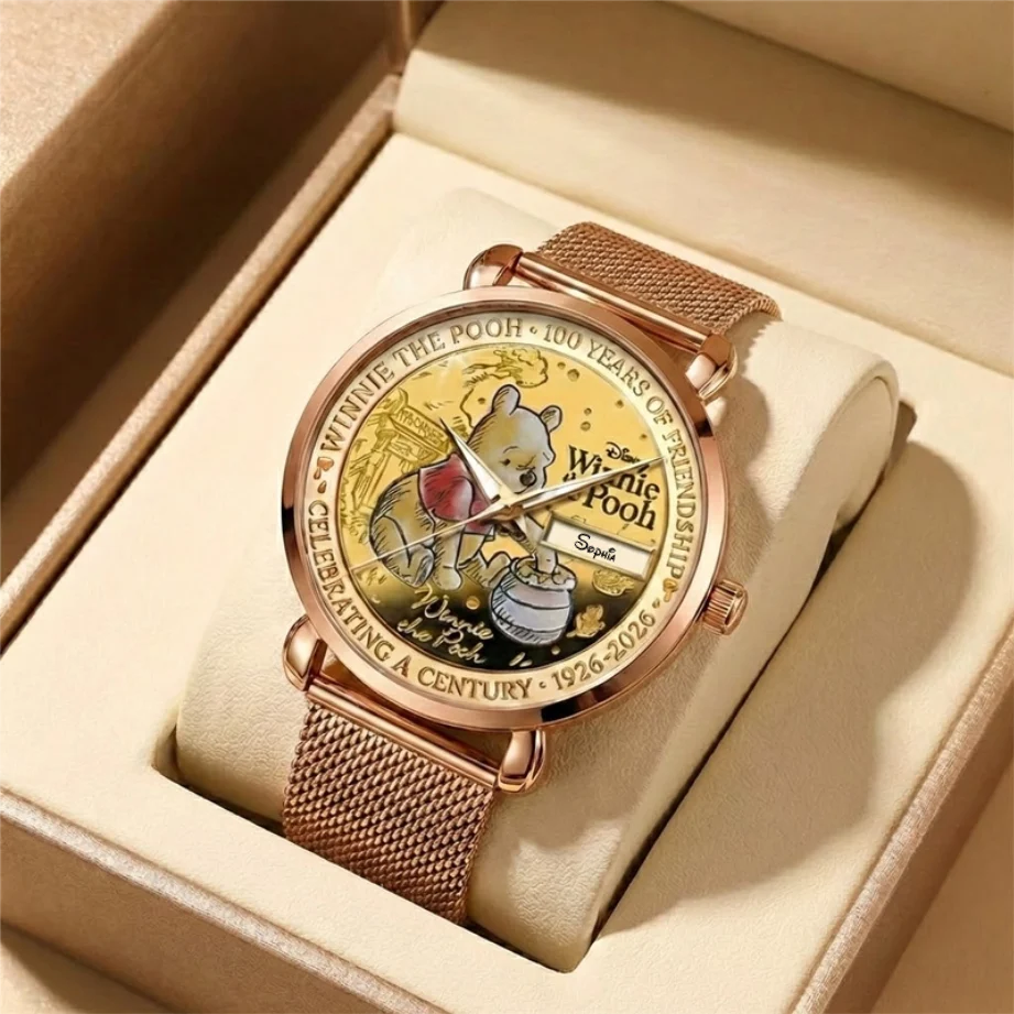 DSNY Honey Bear 100th Annivesary - Personalized Woman Hand Watch - Gift For Fan Movies HH01