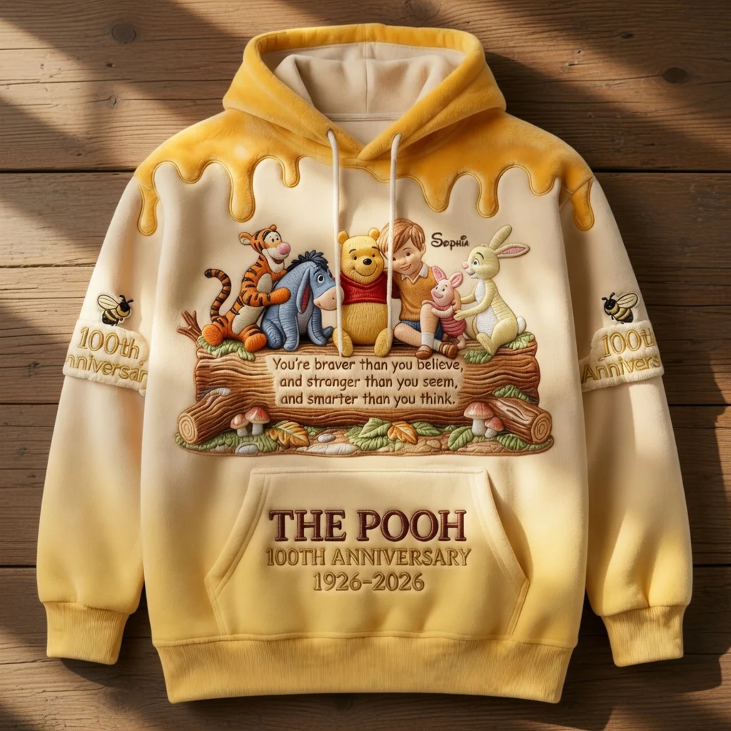 DSNY Honey Bear And Friends Celebrate 100th Anniversary - Personalized All Over Shirt - Gift For Movie Fans HH01