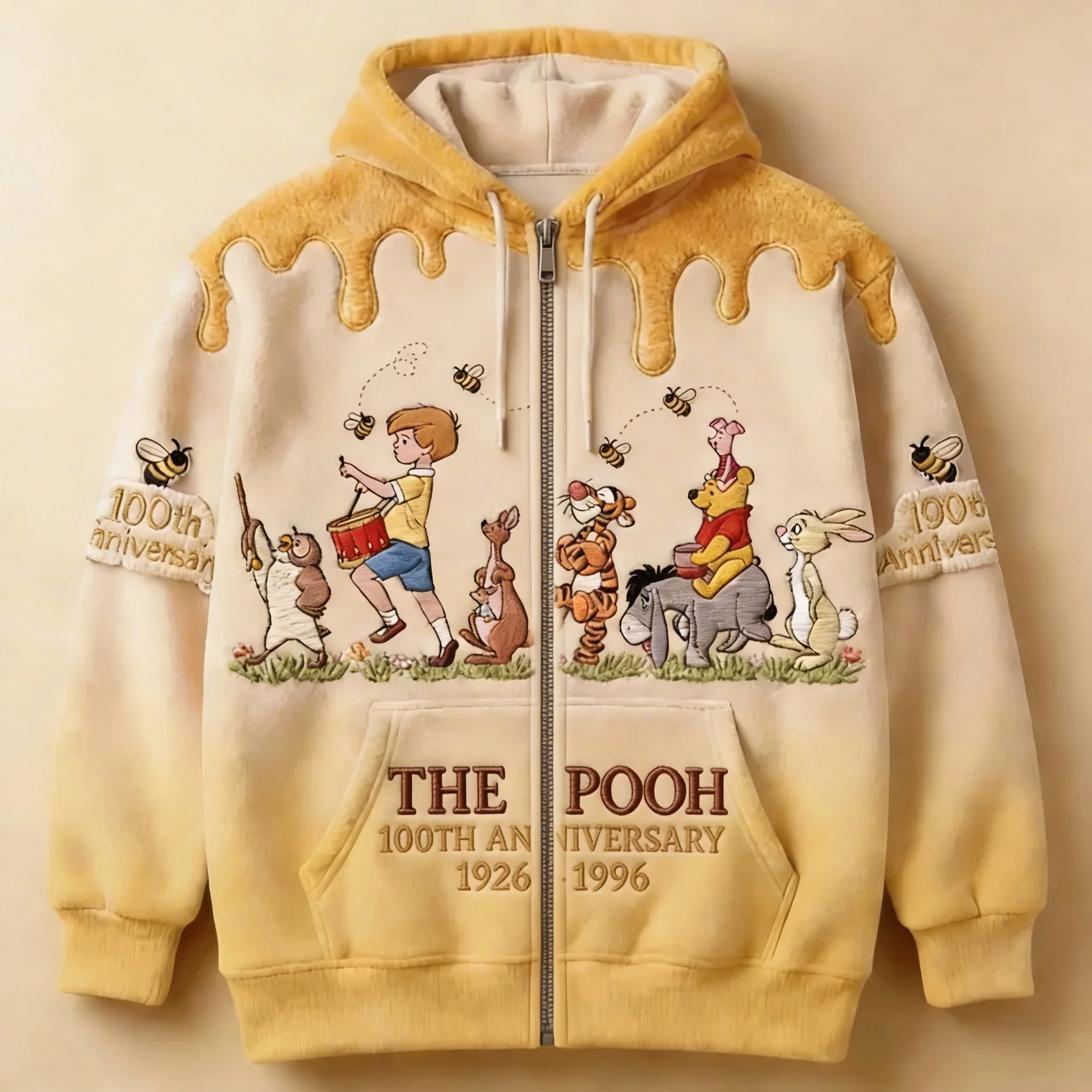 DSNY Honey Bear Celebrate 100 Years Of Friendship - Personalized All Over Shirt - Anniversary Gift For Movie Fans NL122 - Image 5