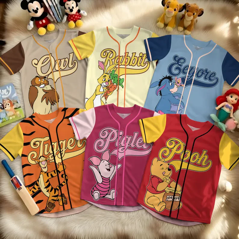 DSNY Honey Bear Celebrate 100 Years Of Friendship - Personalized Baseball Jersey For Kids, Youth, Adult - Gift For Movie Fans NL122