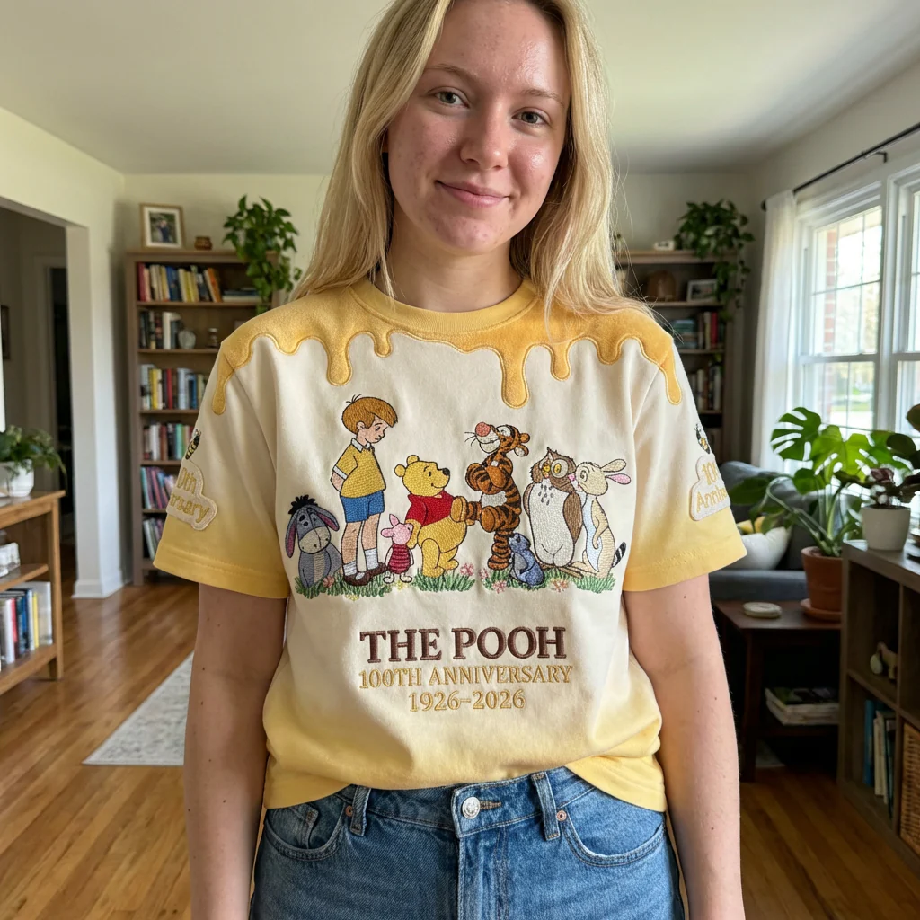 DSNY Honey Bear Celebrate 100 Years Of Magic Friendship - Personalized All Over Shirt - Anniversary Gift For Movie Fans NL122 - Image 2