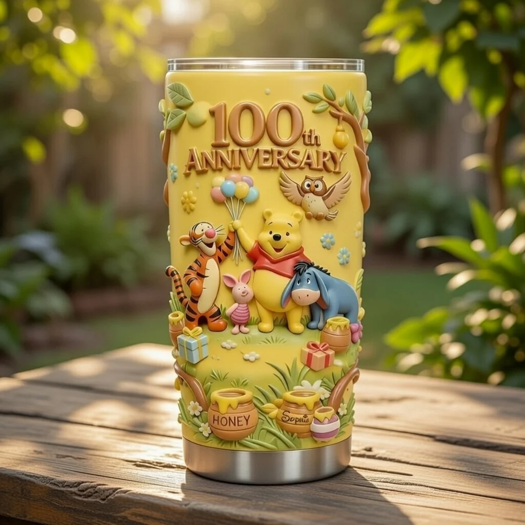 DSNY Honey Bear Celebrate 100th Anniversary Of Wonder - Personalized Tumbler - Gift For Movie Fans NL122 - Image 4