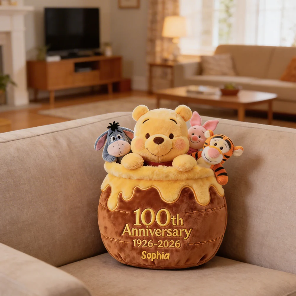 DSNY Honey Bear Celebrate 100th Anniversary - Personalized Custom Shaped Pillow - Gift For Movie Fans NL122 - Image 2