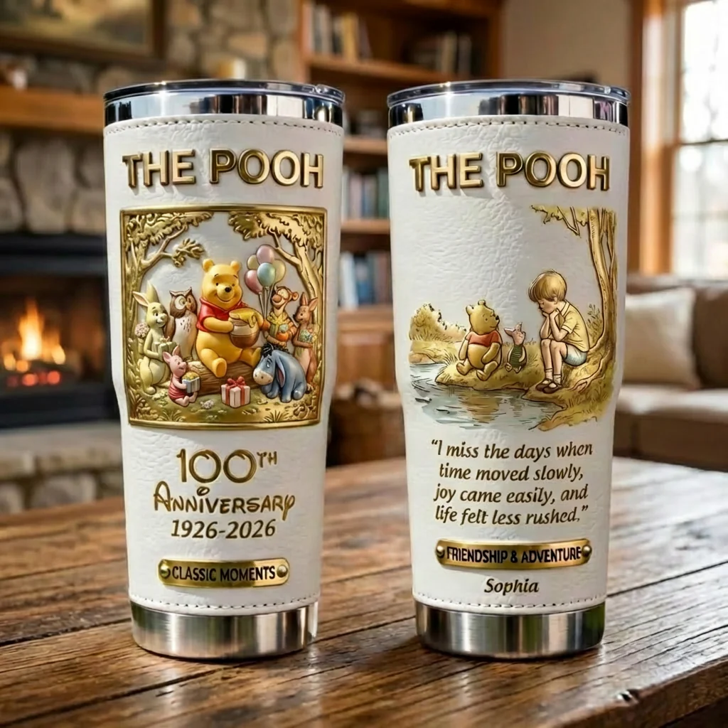 DSNY Honey Bear Celebrate 100th Anniversary - Personalized Tumbler - Gift For Movie Fans HH01 - Image 2