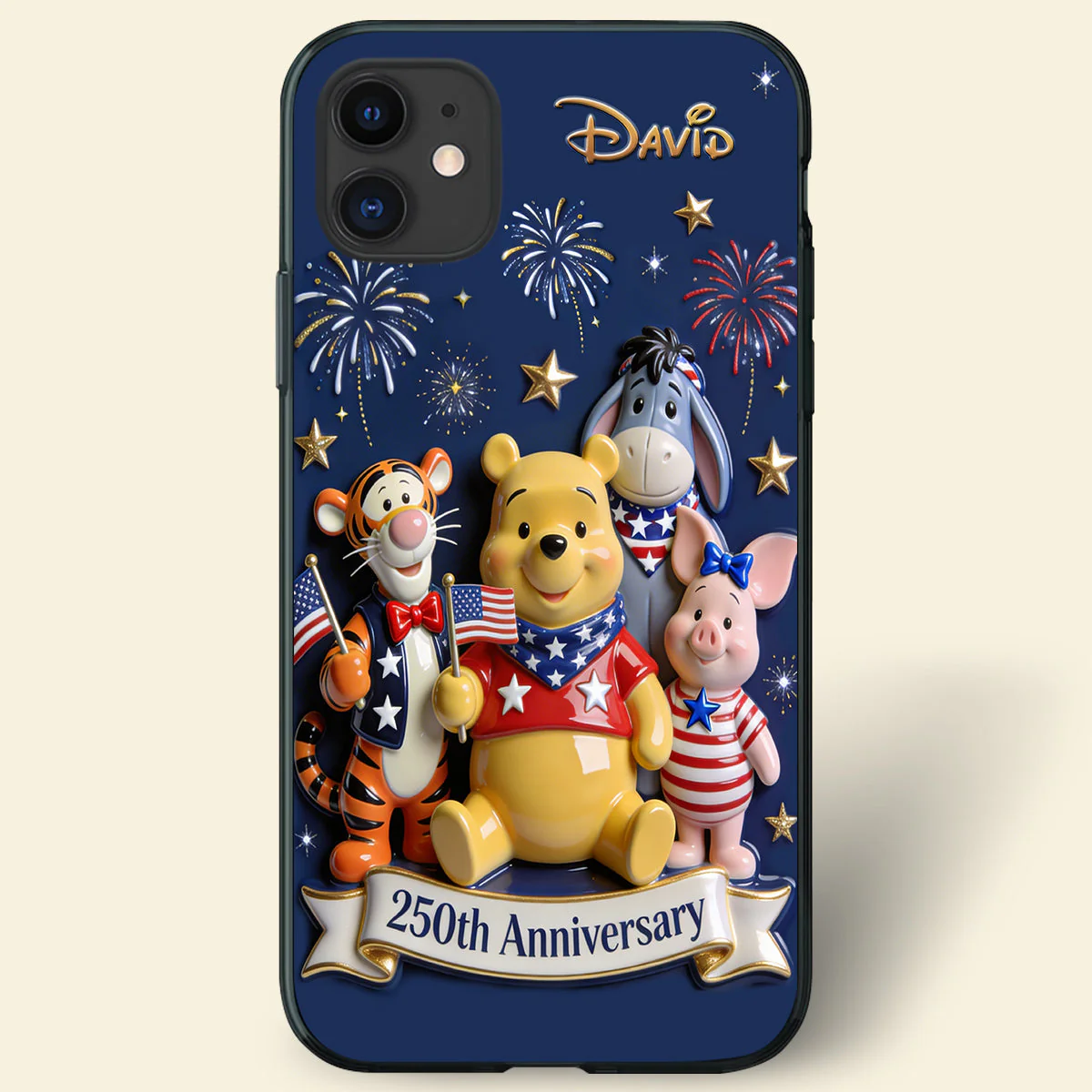 DSNY Honey Bear Celebrate 250th Anniversary Of America - Personalized Phone Case - Gift For Movie Fans, Patriots NL122 - Image 4