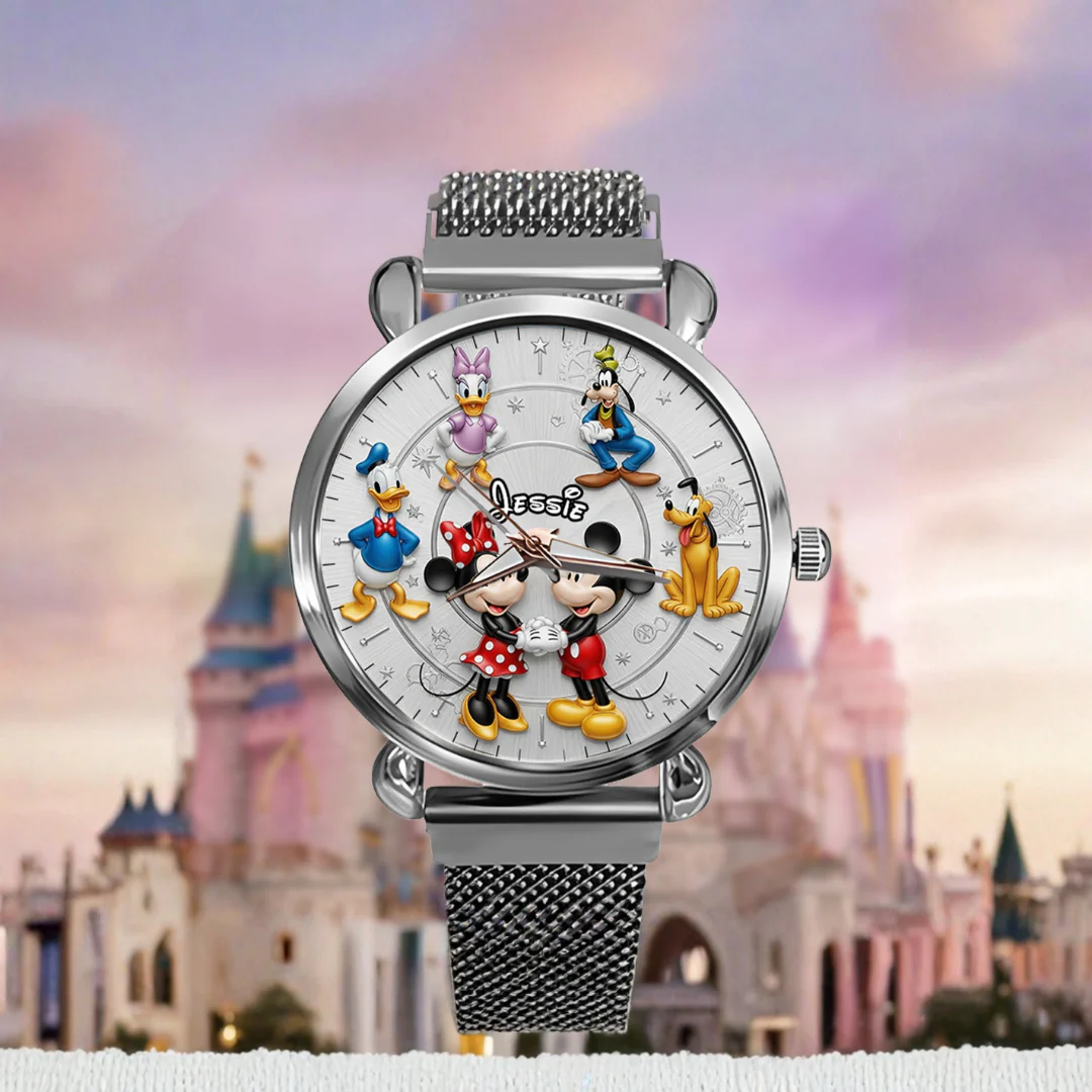 DSNY Honey Bear Celebrate Our 100th Anniversary - Personalized Woman Hand Watch  - Gift For Movie Fans HH01 - Image 5