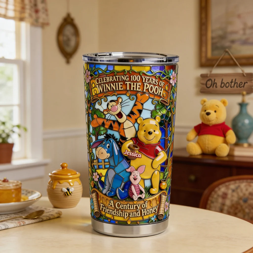 DSNY Honey Bear Celebrating 100 Years Of Friendship - Anniversary Gift For Movie Fans NL122