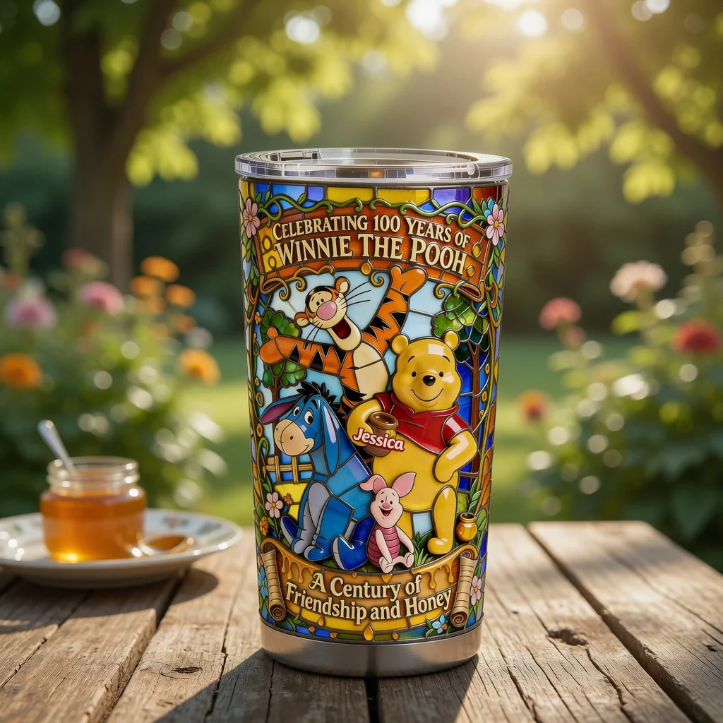 DSNY Honey Bear Celebrating 100 Years Of Friendship - Anniversary Gift For Movie Fans NL122 - Image 2