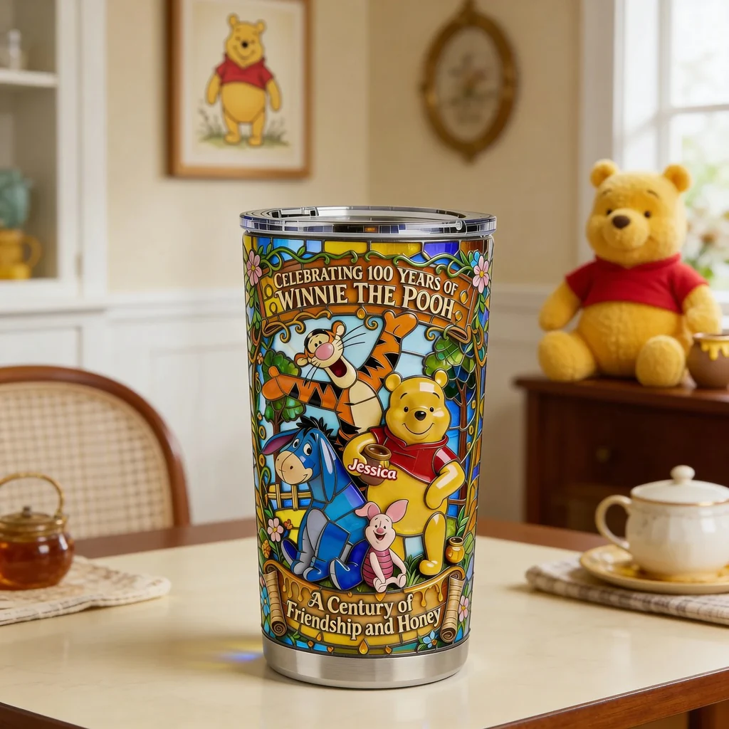 DSNY Honey Bear Celebrating 100 Years Of Friendship - Anniversary Gift For Movie Fans NL122 - Image 3