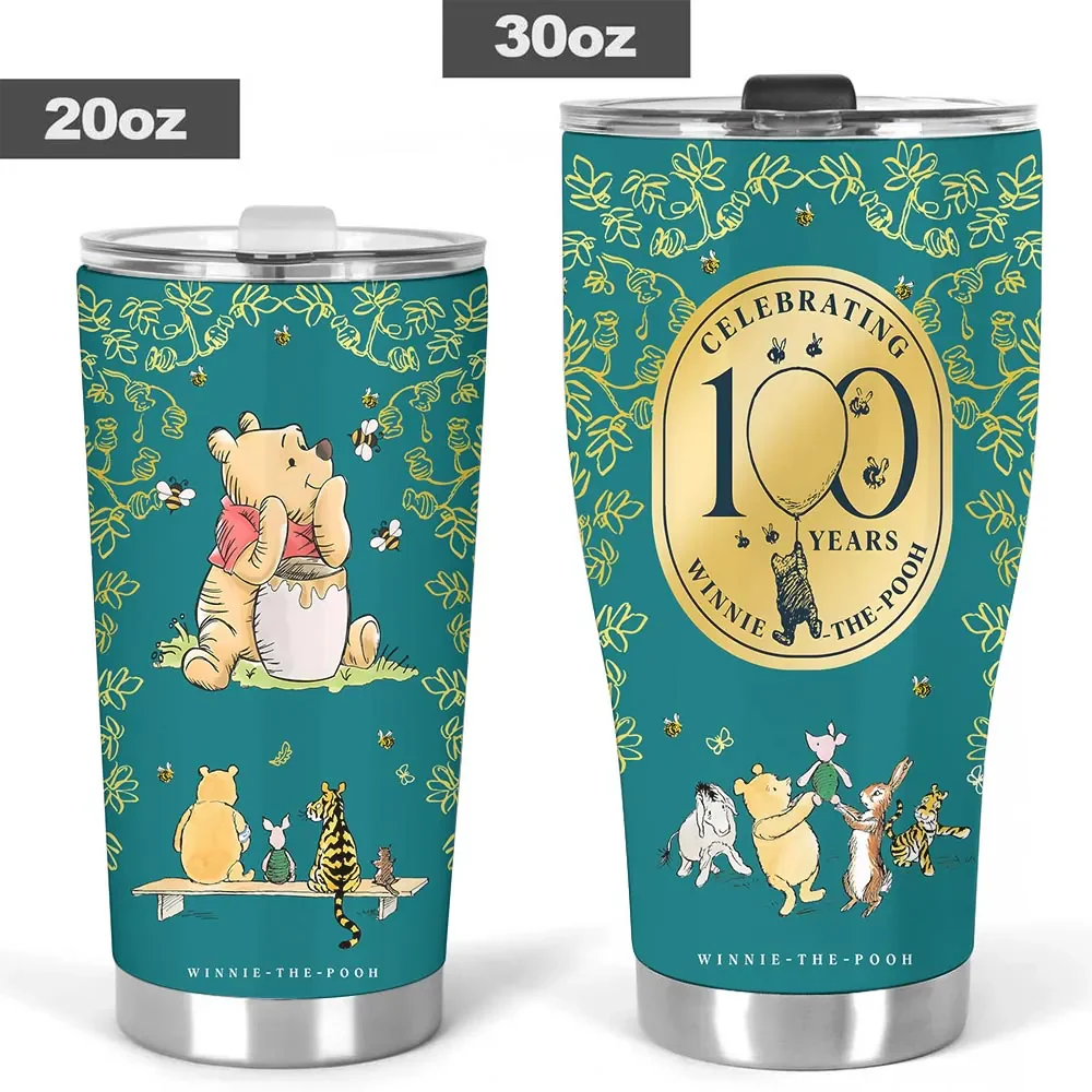 DSNY Honey Bear Celebrating 100 Years - Personalized Tumbler - Anniversary Gift For Movie Fans HH01 - Image 3