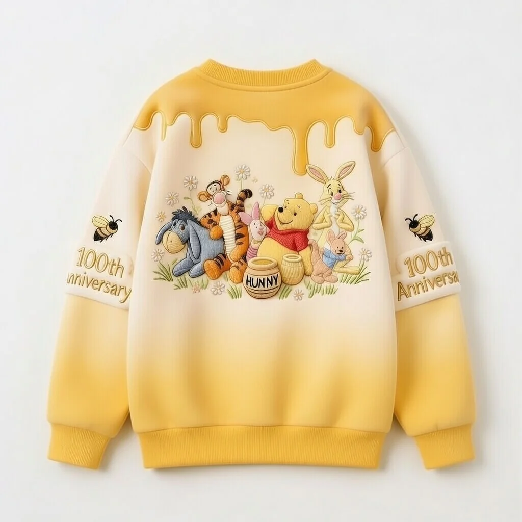 DSNY Honey Bear Celebrating A Century Of Friendship - Personalized All Over Shirt - Anniversary Gift For Movie Fans NL122 - Image 9