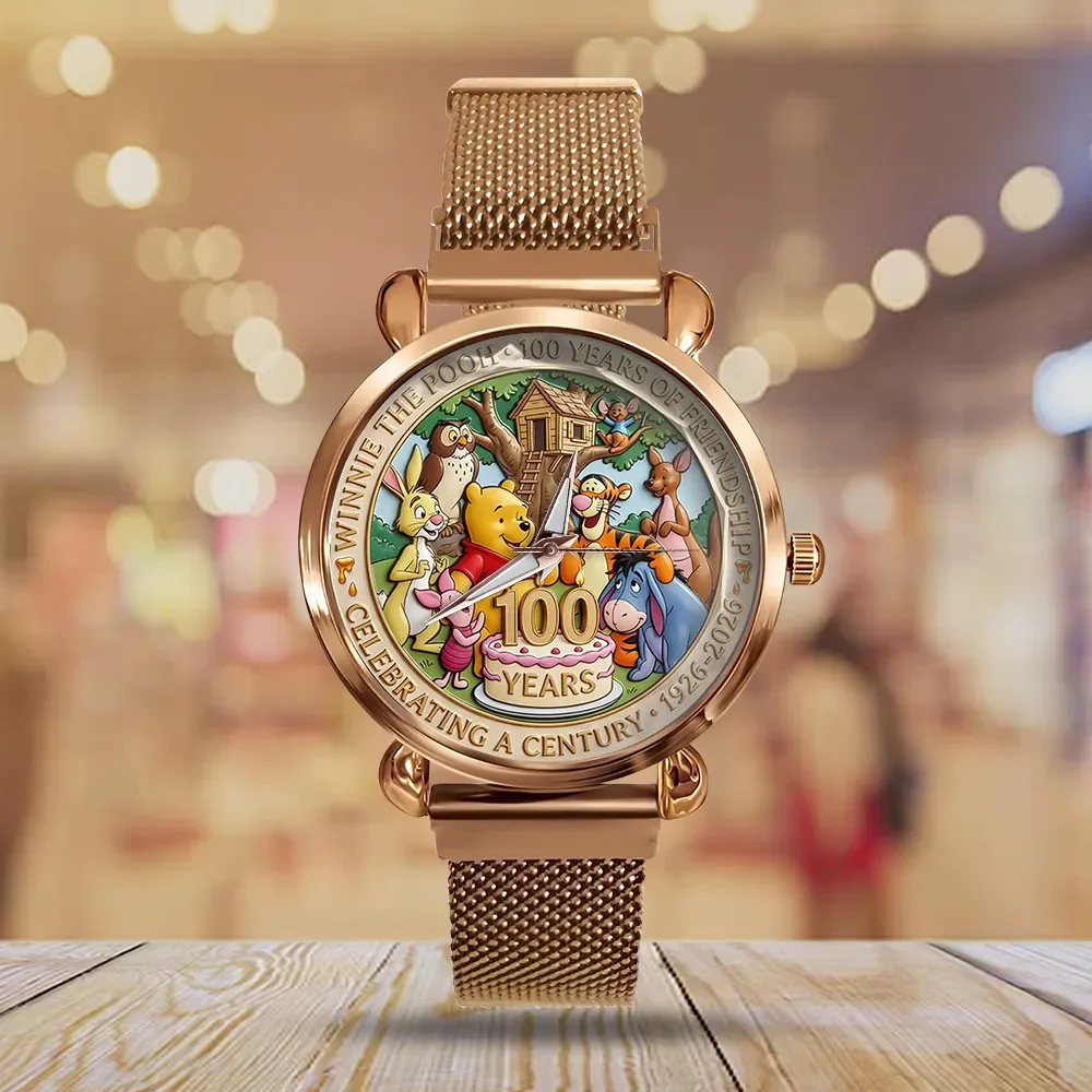 DSNY Honey Bear Celebrating A Century Of Friendship - Women Hand Watch - Gift For Movie Fans NL122