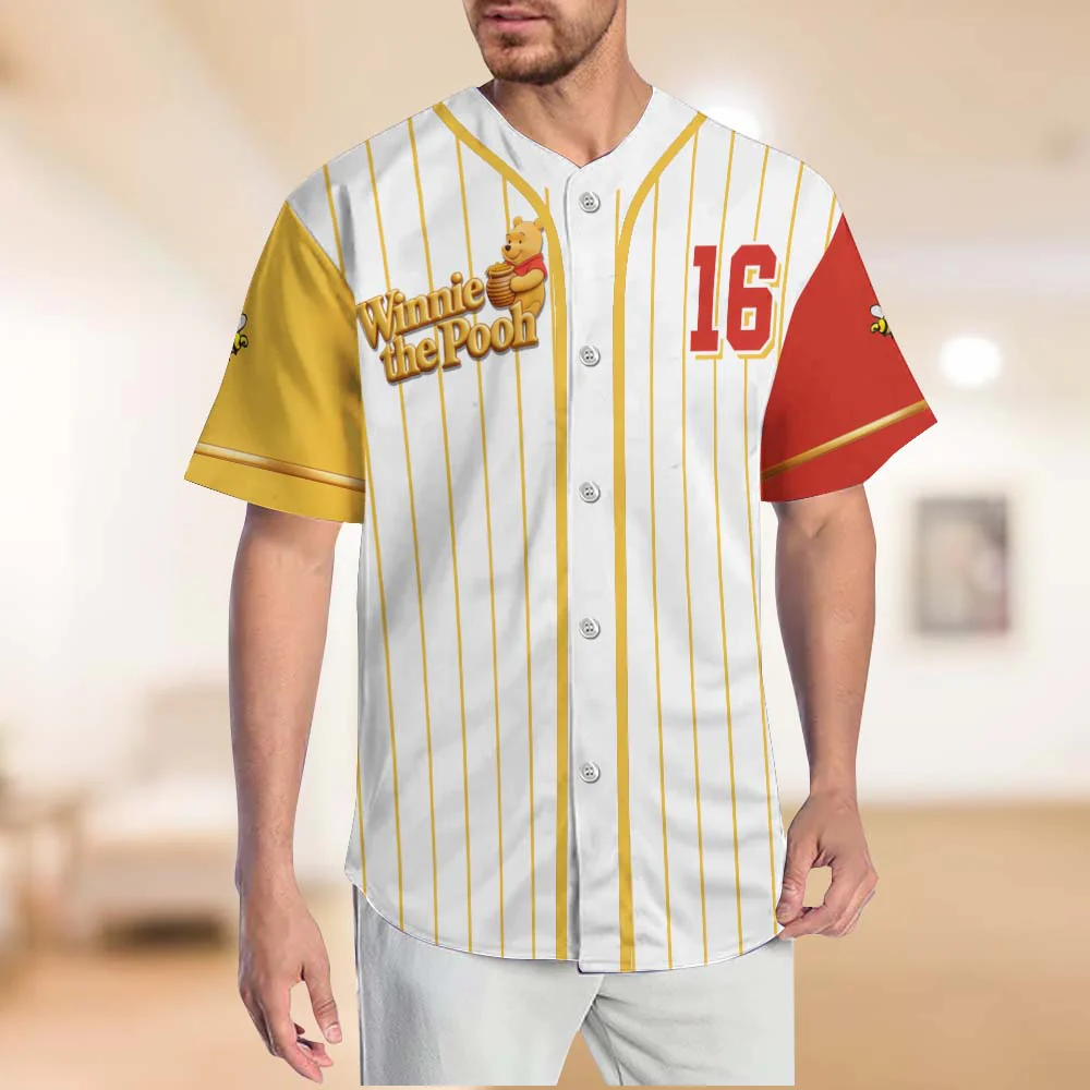 DSNY Honey Bear Friends - Personalized Baseball Jersey For Kids, Adult - Gift For Kids, Movie Fans NL122 - Image 5