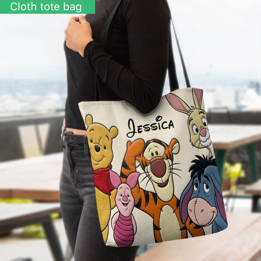 DSNY Honey Bear Friends - Personalized Tote Bag - Gift For Movie Fans NL122 - Image 3