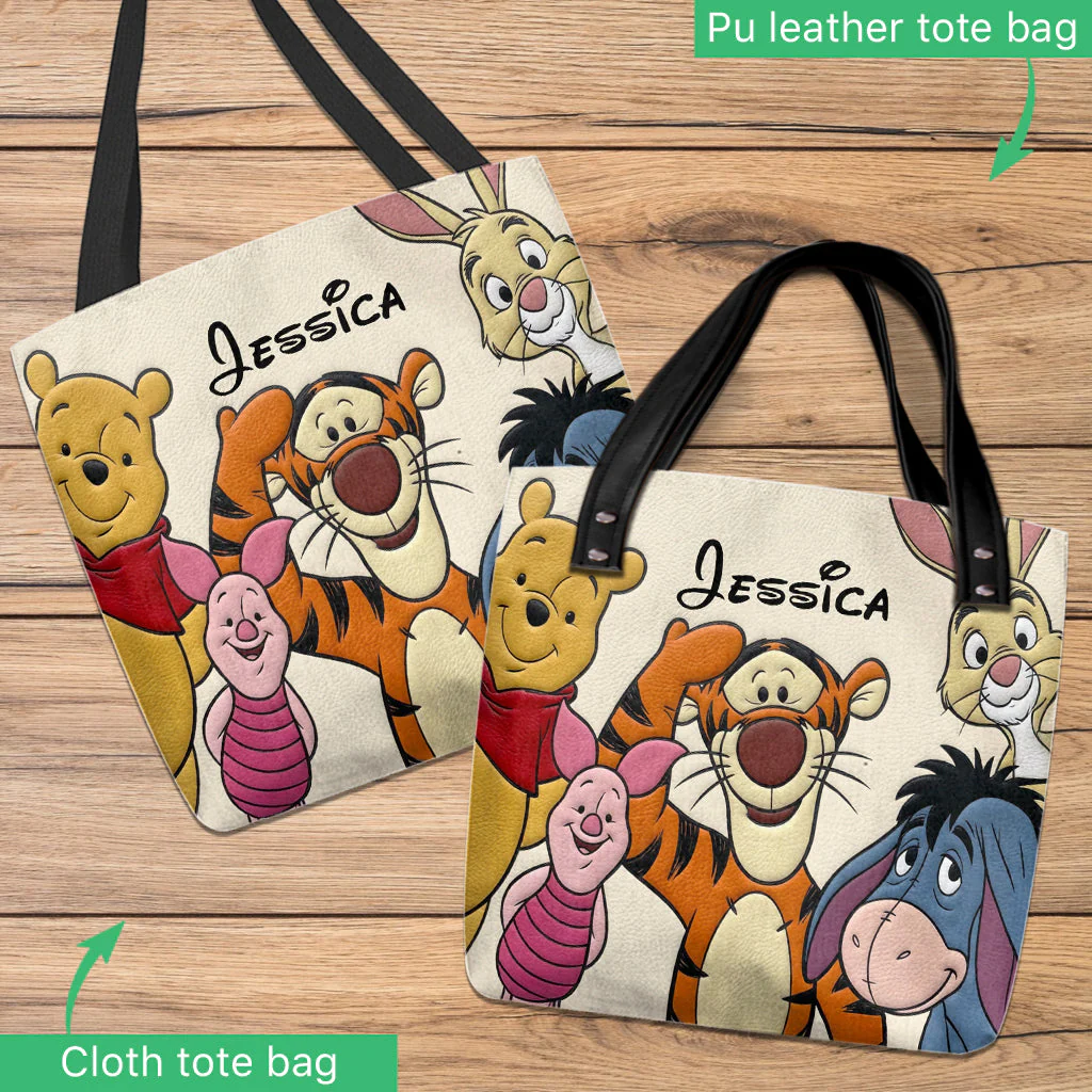 DSNY Honey Bear Friends - Personalized Tote Bag - Gift For Movie Fans NL122 - Image 4