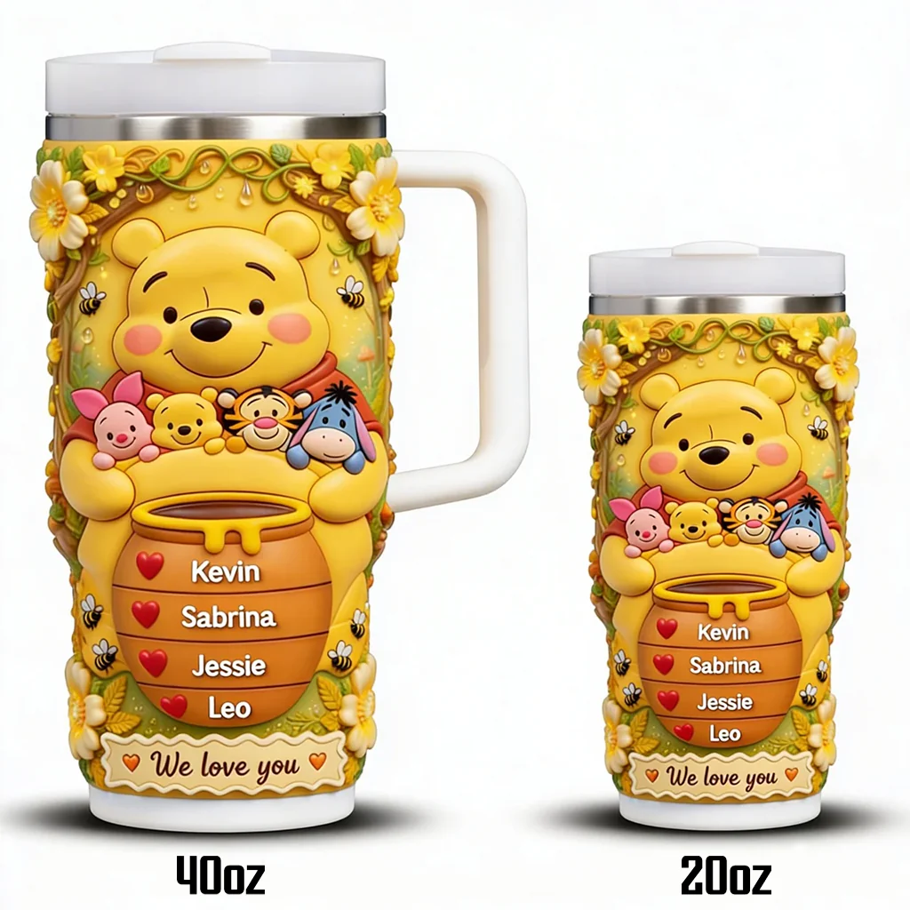 DSNY Honey Bear We Love You - Personalized Tumbler - Gift For Mom, Mother's Day, Movie Fans HH01 - Image 3