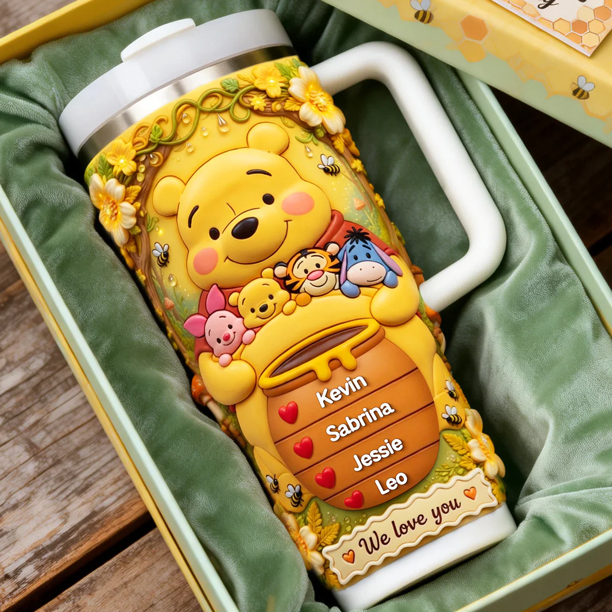DSNY Honey Bear We Love You - Personalized Tumbler - Gift For Mom, Mother's Day, Movie Fans HH01 - Image 4