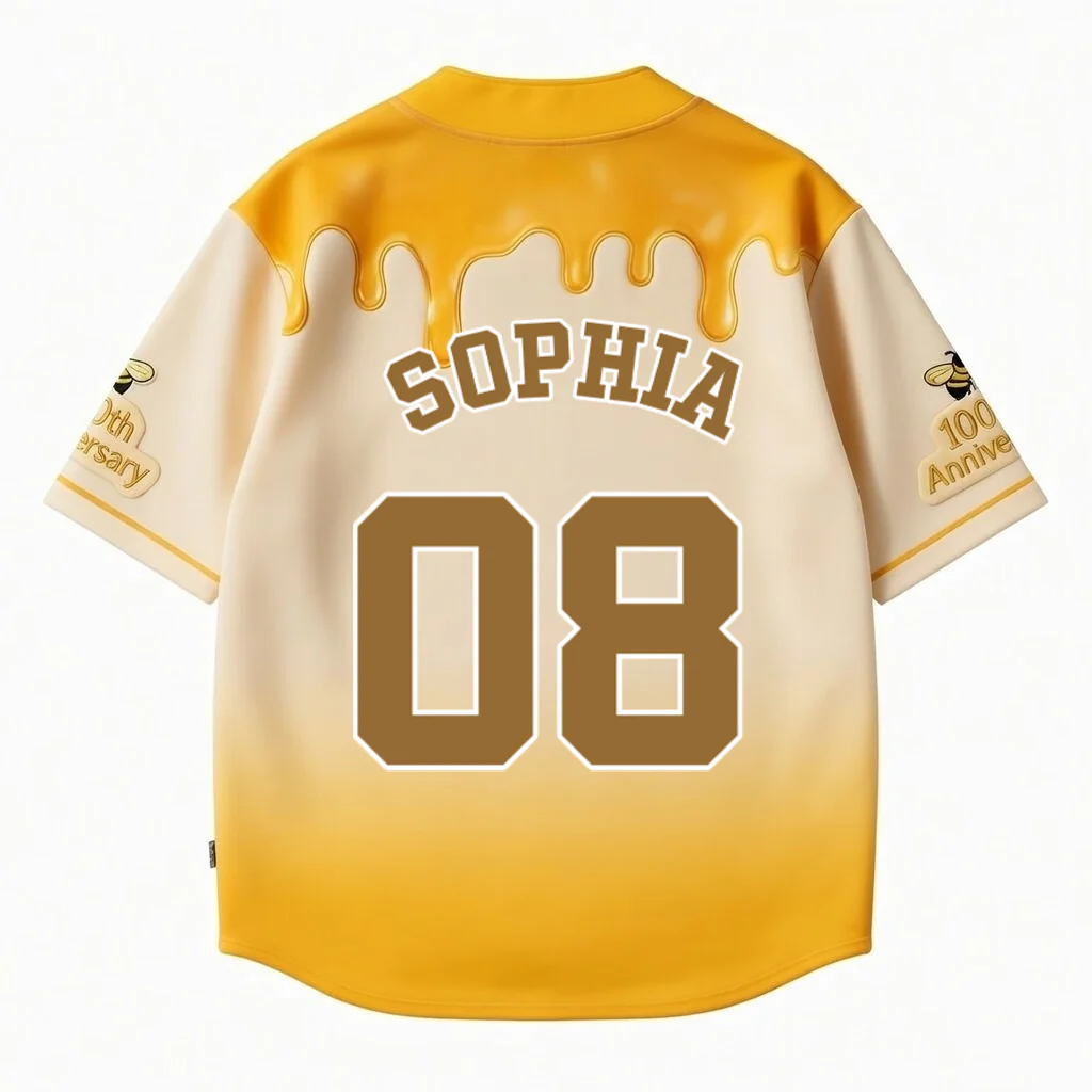 DSNY Honey Bear With Friends 100th Anniversary - Personalized Baseball Jersey - Gift For Fan Movies HH01 - Image 6