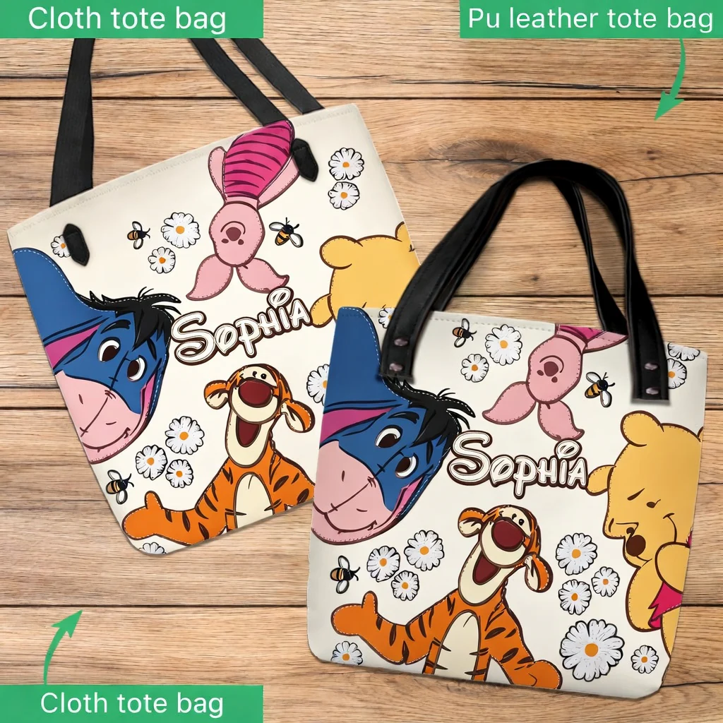 DSNY Honey Bear With Friends - Celebrate 100th Anniversary - Personalized Tote Bag - Gift For Fan Movies HH01 - Image 4