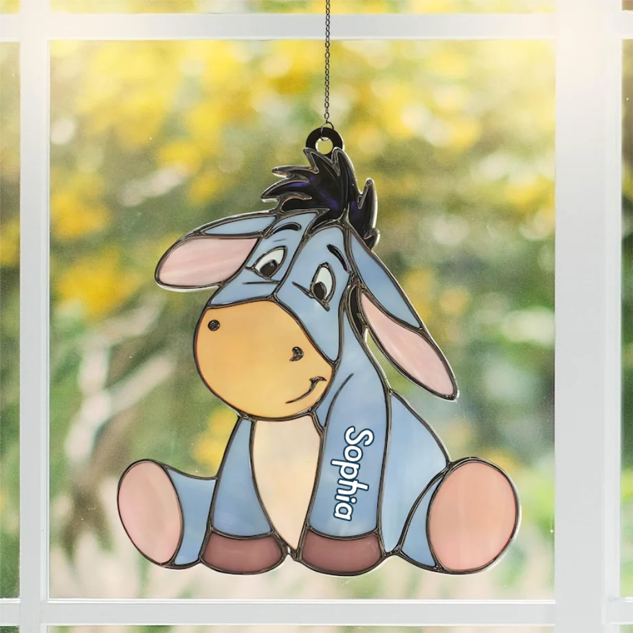 DSNY Honey Bear With Friends - Personalized Suncatcher - Gift For Fan Movies HH01 - Image 4
