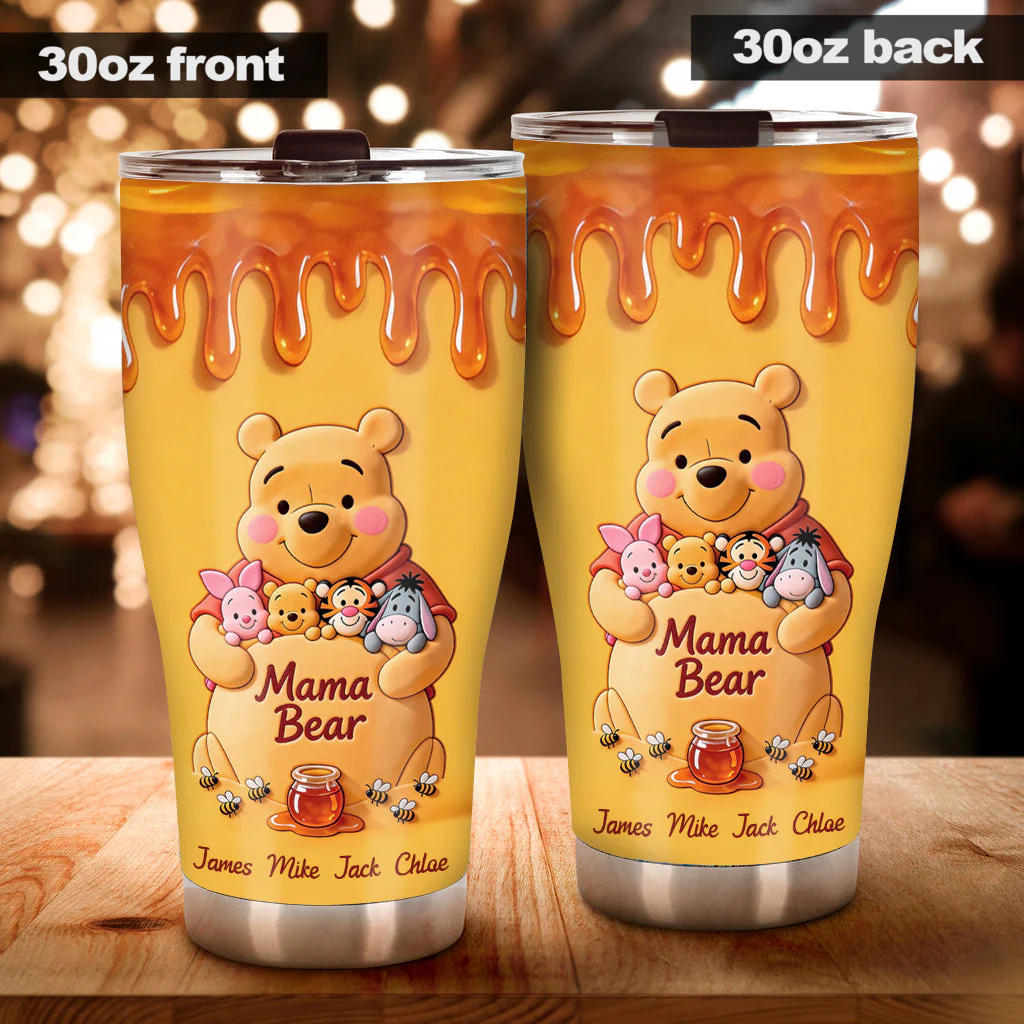 DSNY Honey Mama Bear - Personalized Tumbler - Gift For Mom, Movie Fans NL122 - Image 2