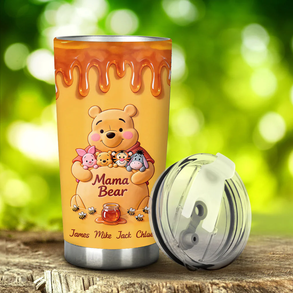 DSNY Honey Mama Bear - Personalized Tumbler - Gift For Mom, Movie Fans NL122 - Image 3