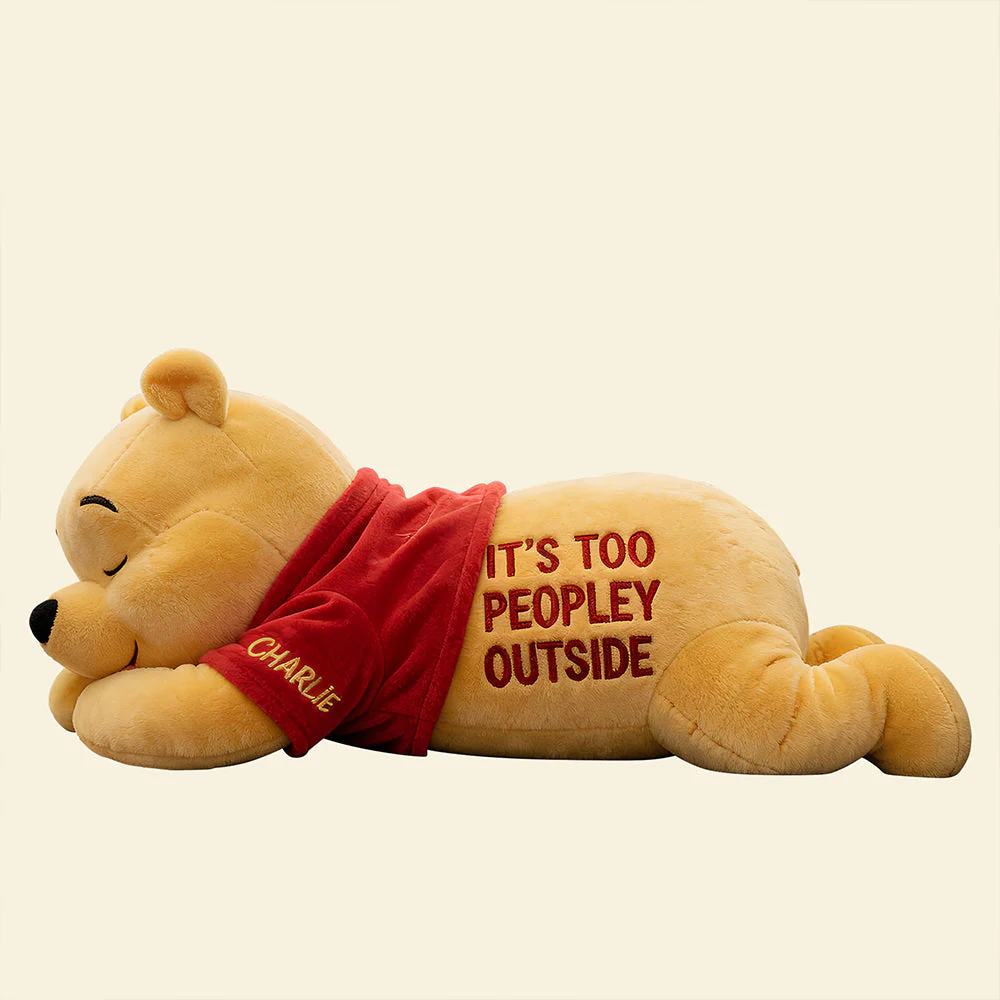 DSNY Honey Bear It's Too Peopley Outside - Personalized Custom Shape Pillow - Christmas Gift For Fan Movies | HH01 - Image 3