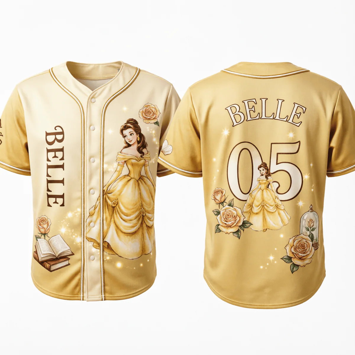 DSNY Just Love Princess - Personalized Baseball Jersey For Adult, Kid, Toddler - Gift For Movie Fans HH01