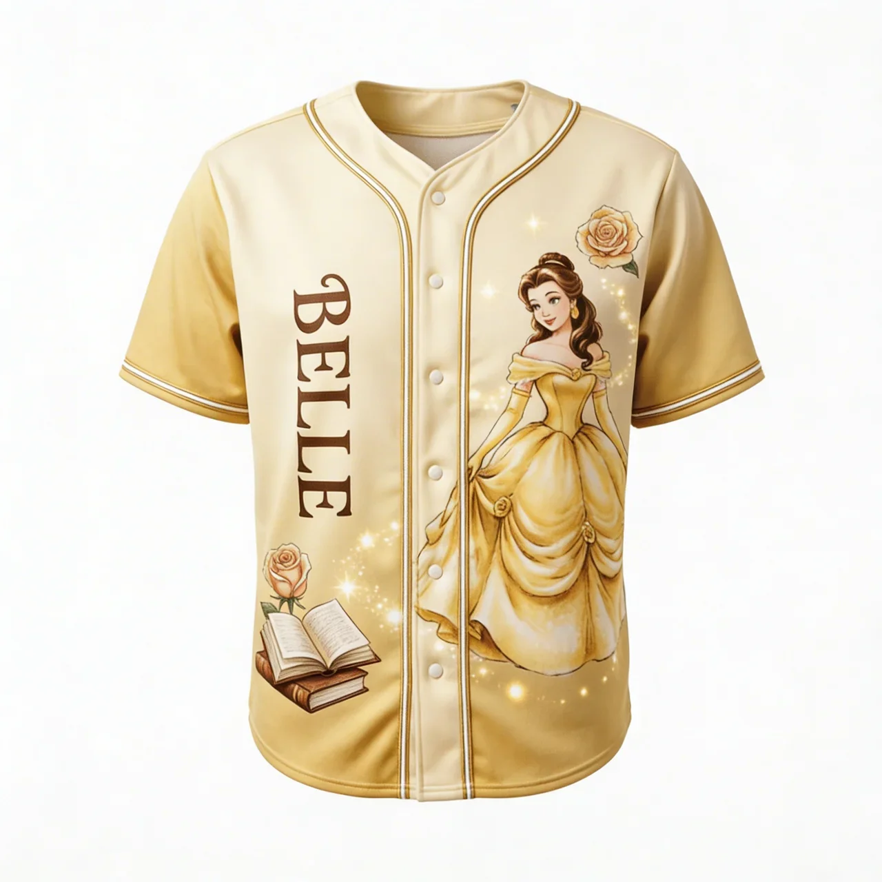 DSNY Just Love Princess - Personalized Baseball Jersey For Adult, Kid, Toddler - Gift For Movie Fans HH01 - Image 2
