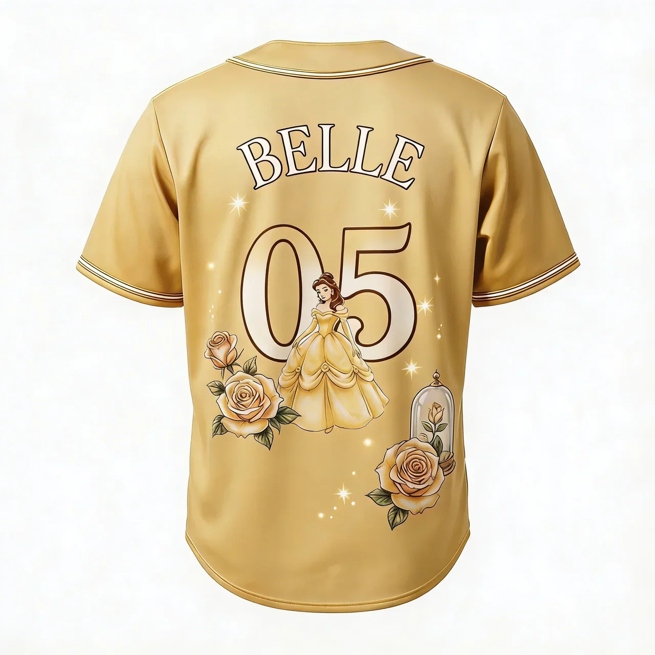 DSNY Just Love Princess - Personalized Baseball Jersey For Adult, Kid, Toddler - Gift For Movie Fans HH01 - Image 3