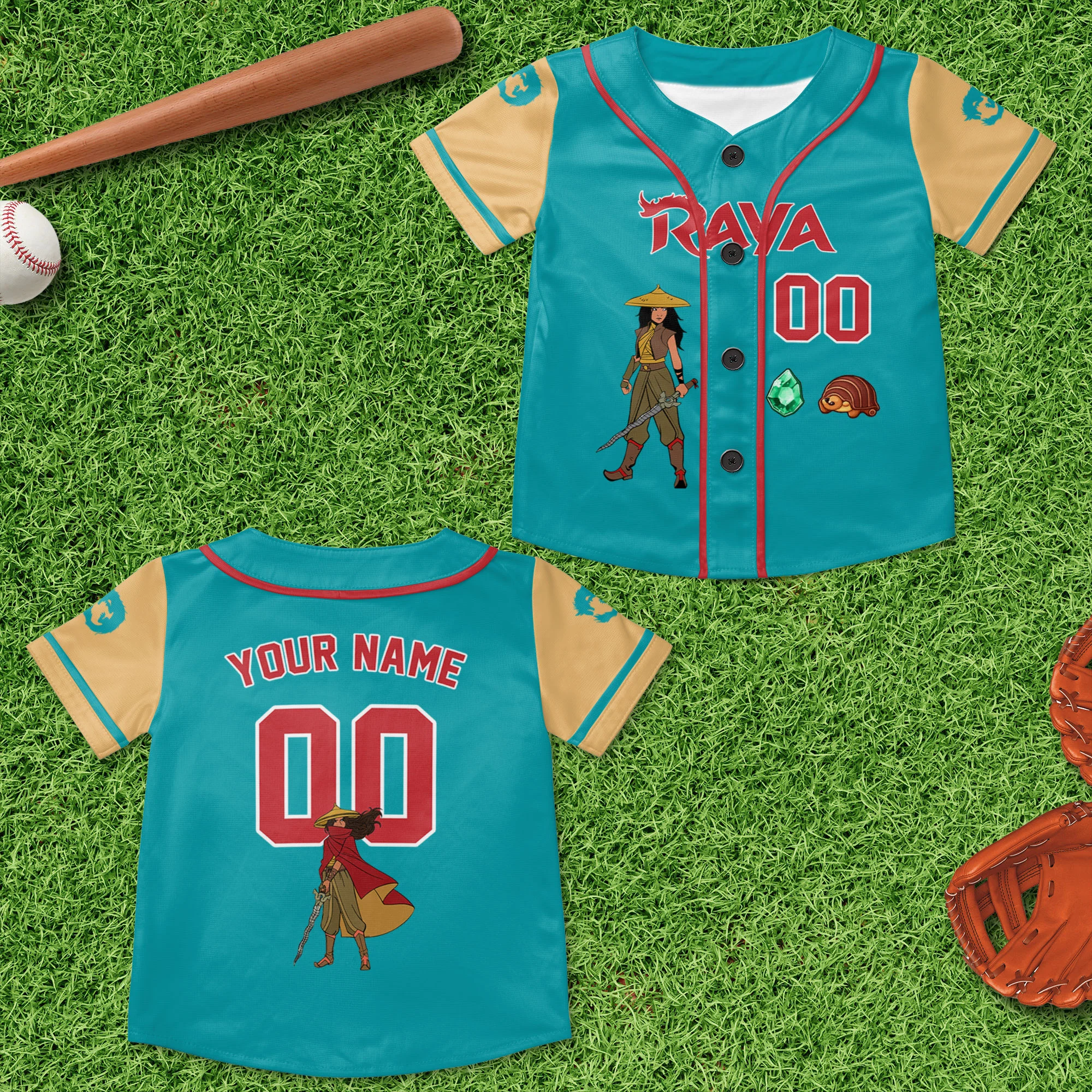 DSNY Just Love Princesse - Personalized Baseball Jersey For Adult, Kid, Toddler - Gift For Movie Fans HH01 - Image 3