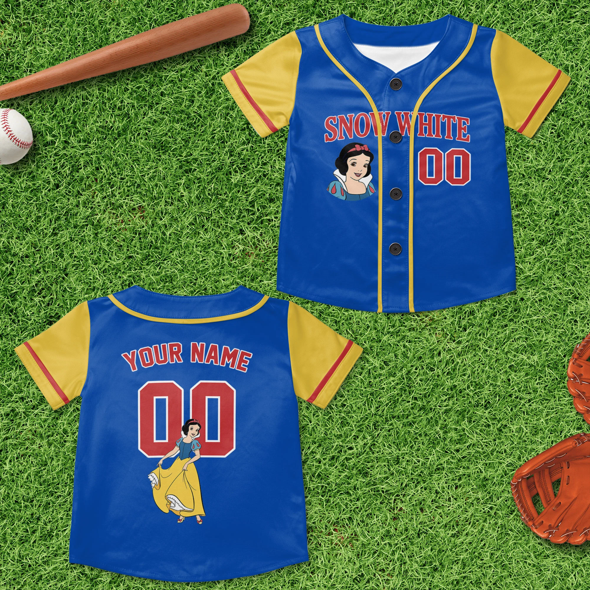 DSNY Just Love Princesse - Personalized Baseball Jersey For Adult, Kid, Toddler - Gift For Movie Fans HH01 - Image 4