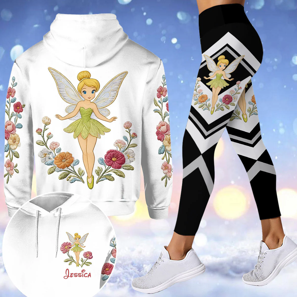 DSNY Just Loves Flying Fairy - Personalized Hoodie And Leggings - Gift For Fan Movies HH01
