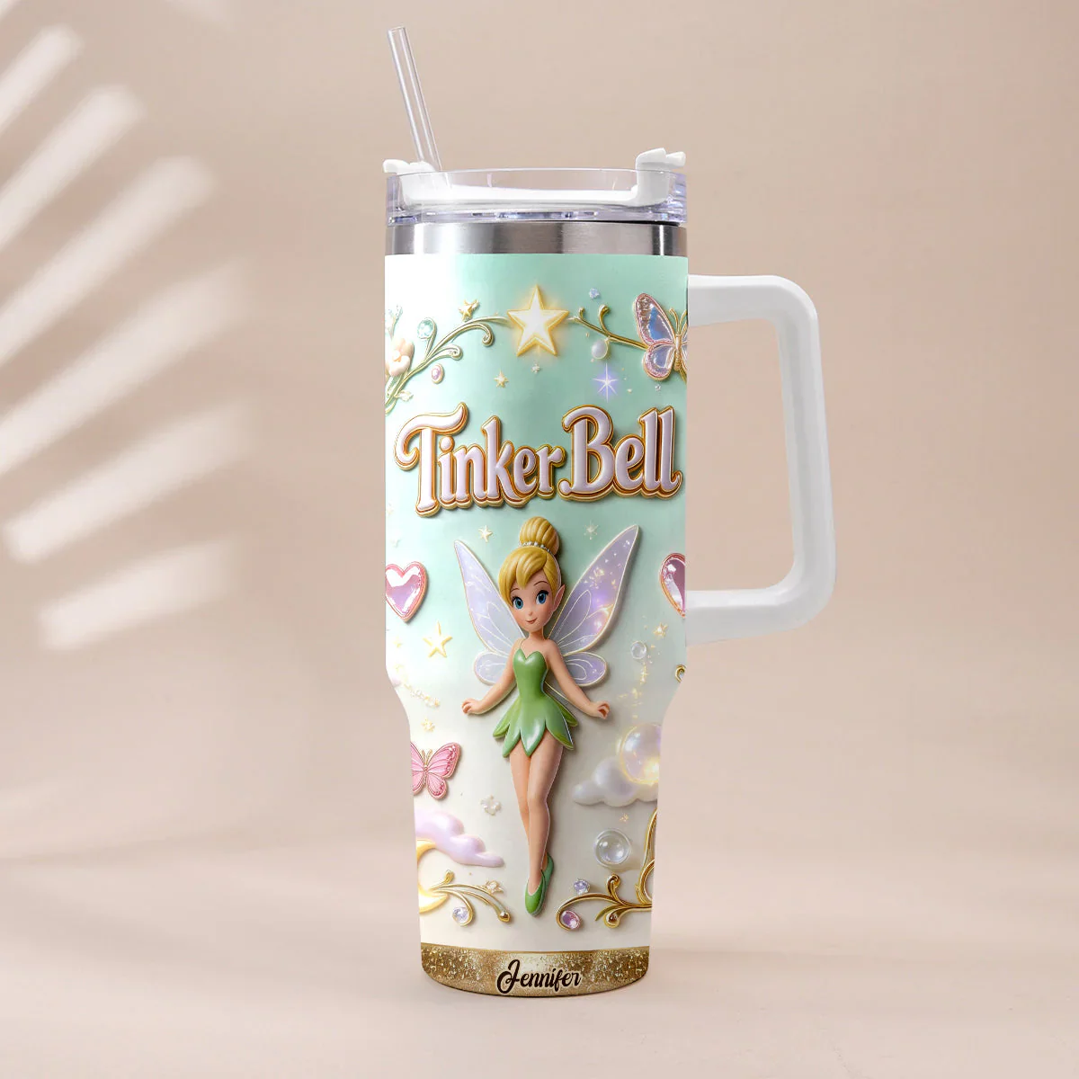 DSNY Just Loves Flying Fairy - Personalized Tumbler - Gift For Fan Movies - Image 4