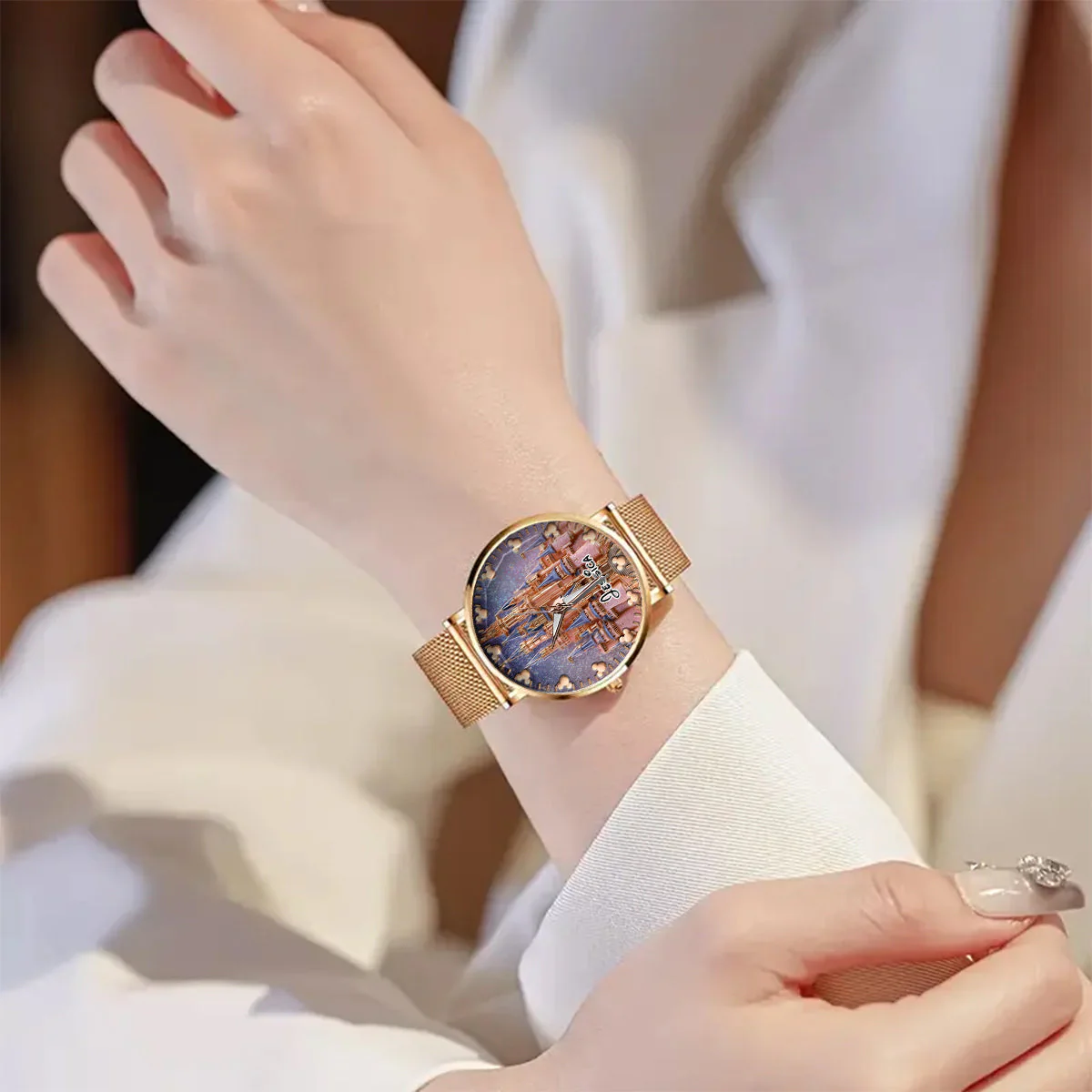 DSNY Just Loves Magic Castle - Personalized Women Hand Watch - Gift For Her, Movie Fans HH02 - Image 3
