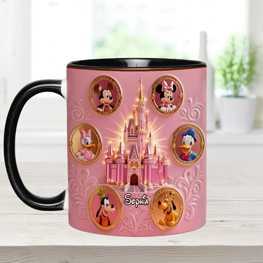 DSNY Magical Castle - Personalized Accent Mug - Gift For Movie Fans NL122 - Image 4
