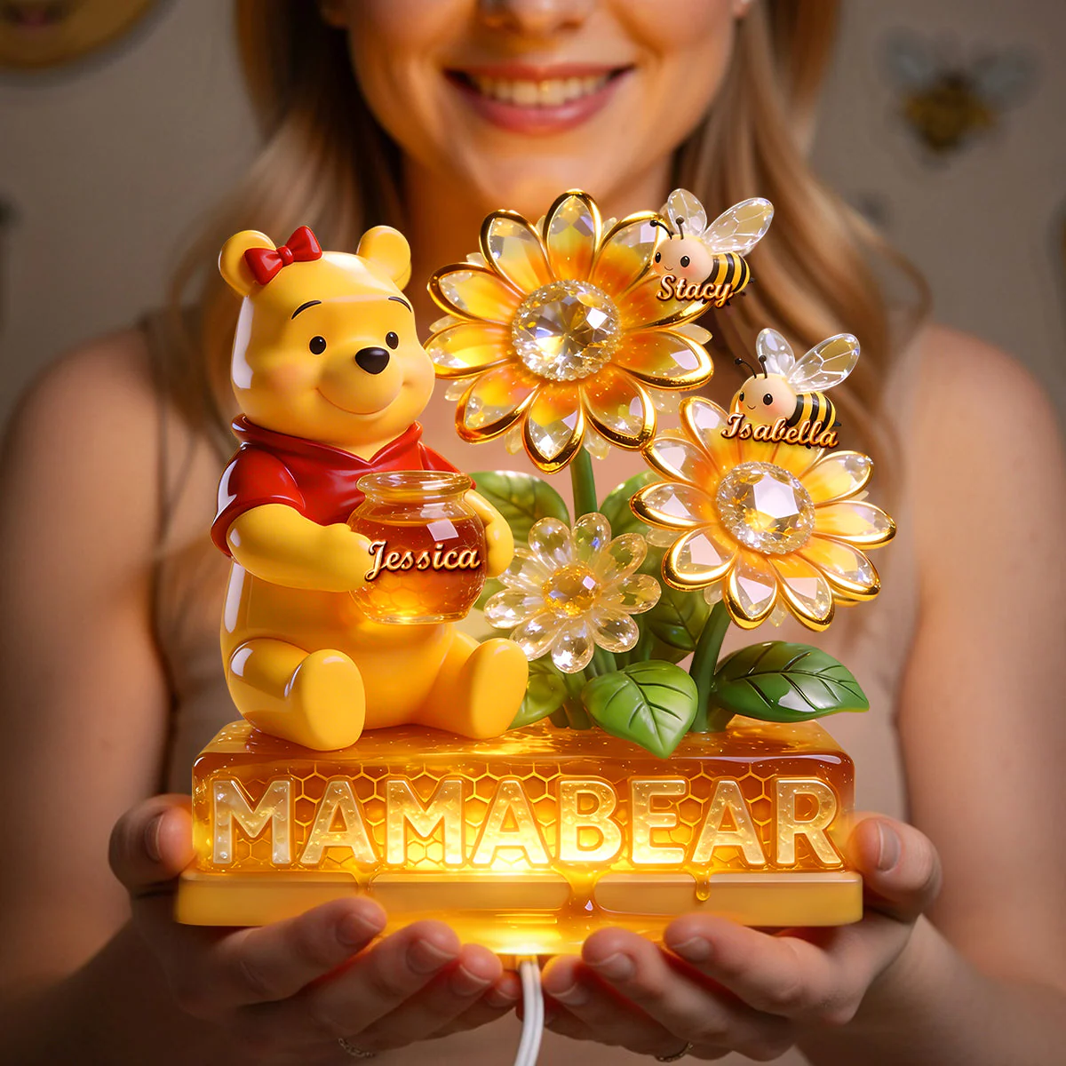 DSNY Mama Bear - Personalized Acrylic Plaque - Gift For Mom, Movie Fans - Image 2